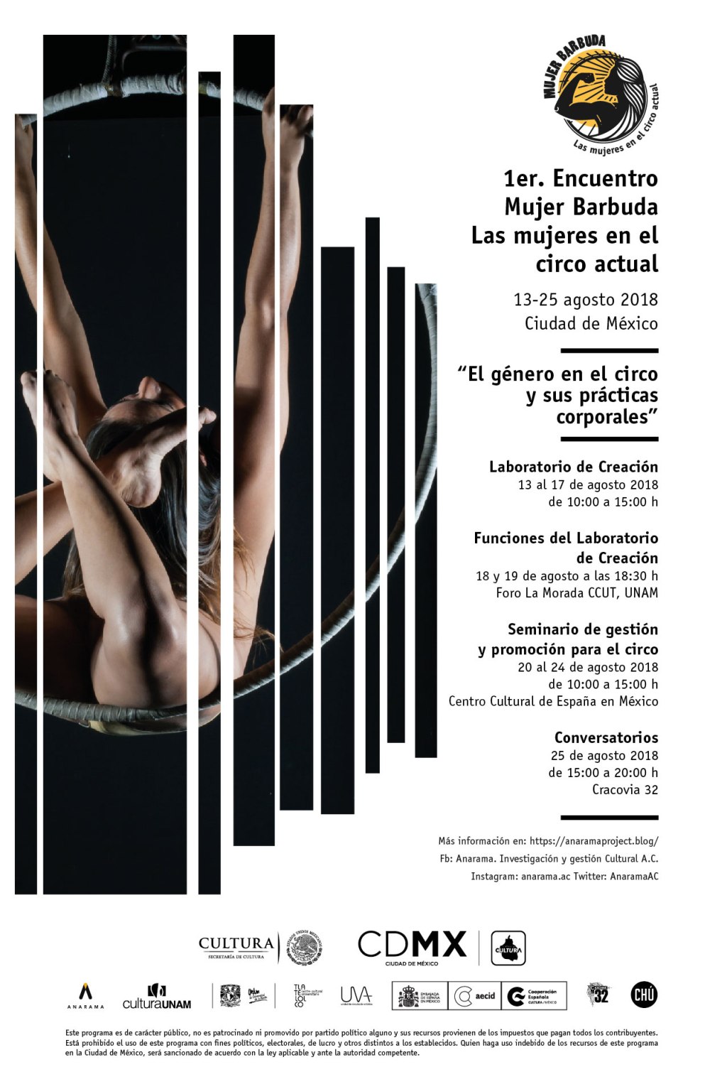 1er. Encuentro «Mujer Barbuda. Las mujeres en el circo&nbsp;actual»